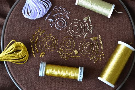 metallic stitching for fabric|metallic thread sewing instructions.